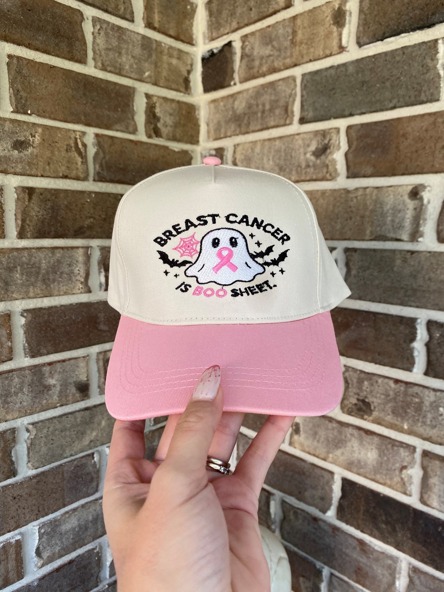 Breast Cancer Is BooSheet Hat