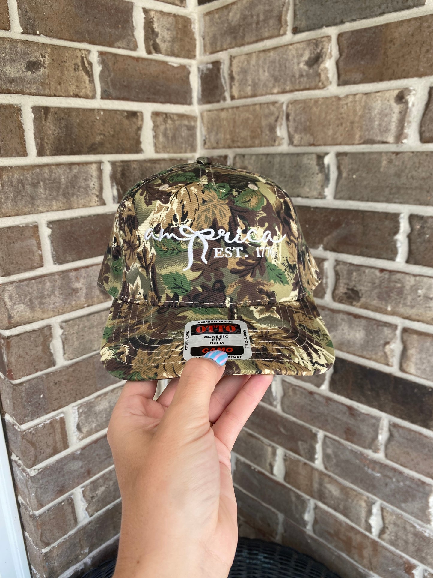 Flash Sale Camo America Hat