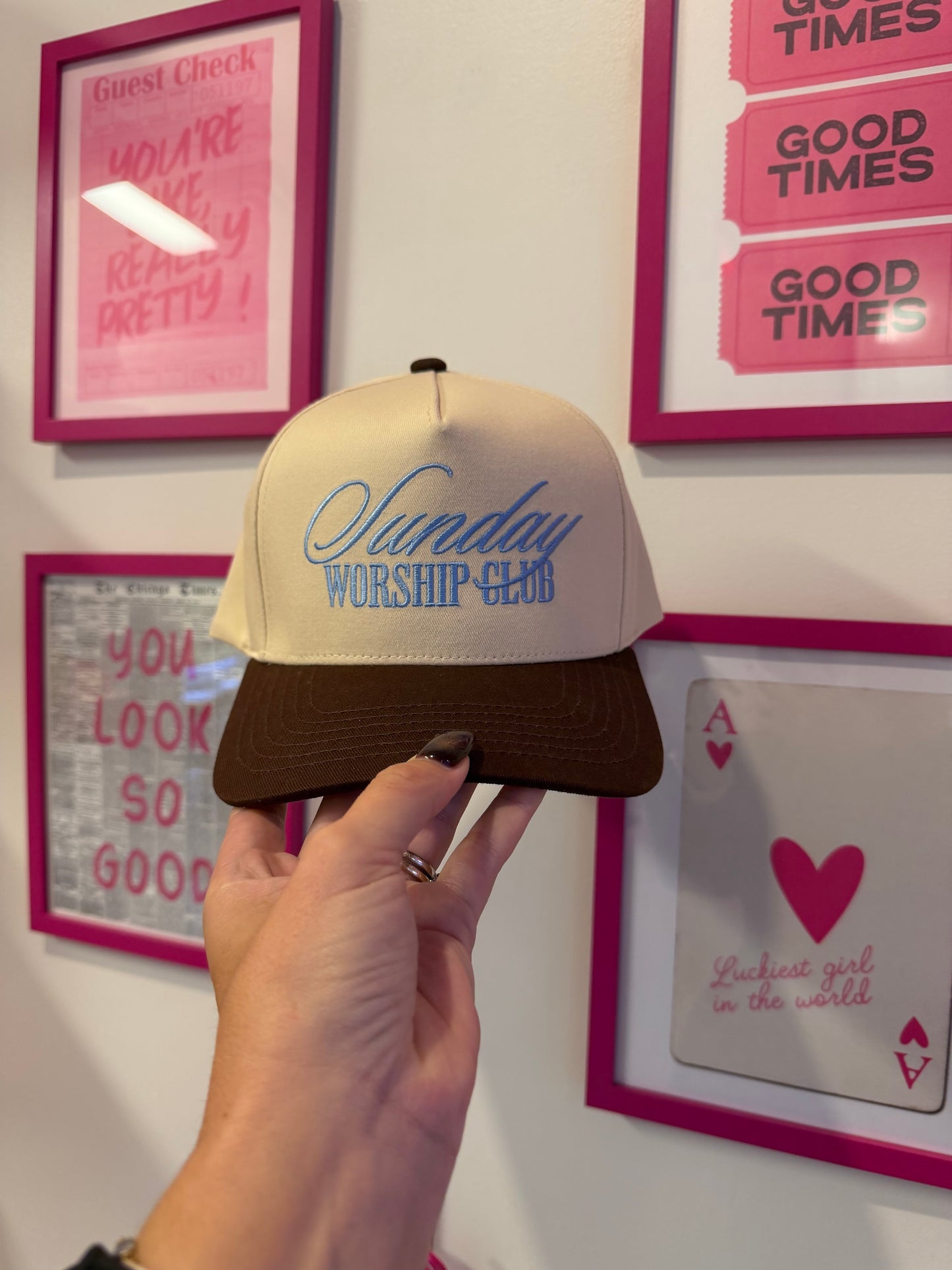 Sunday Worship Club Hat