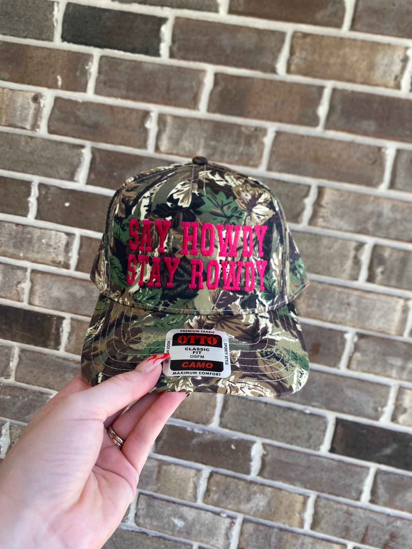 Say Howdy Stay Rowdy Camo