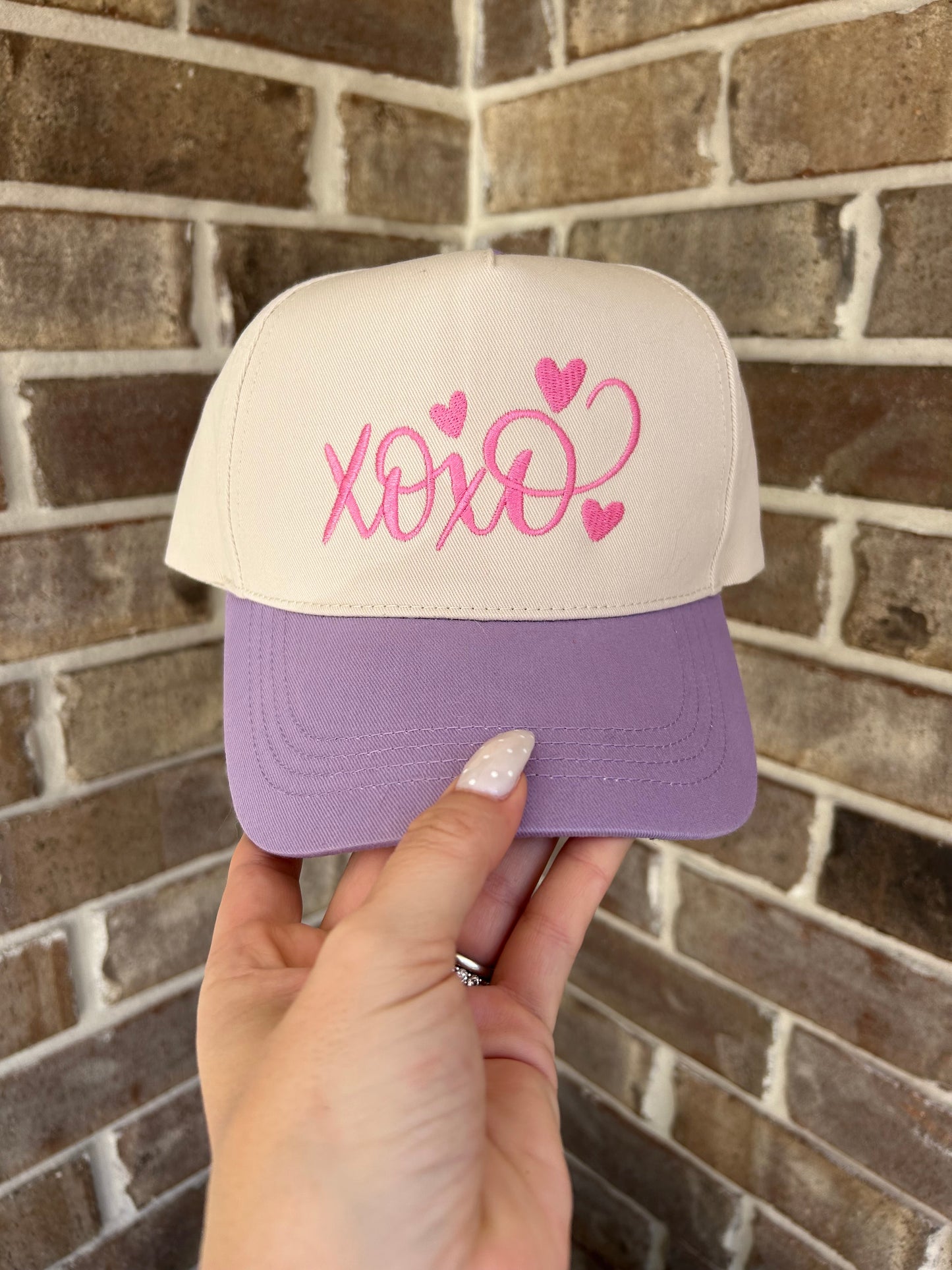 XOXO Hat Purple