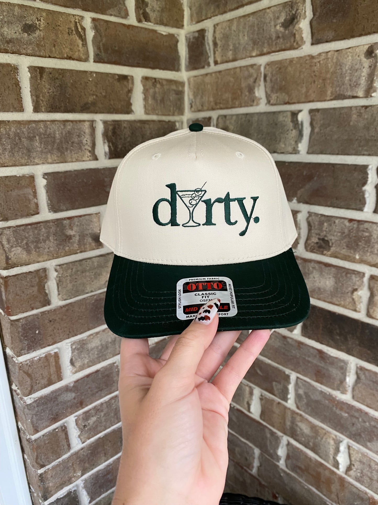Dirty Martini Hat Dark Green