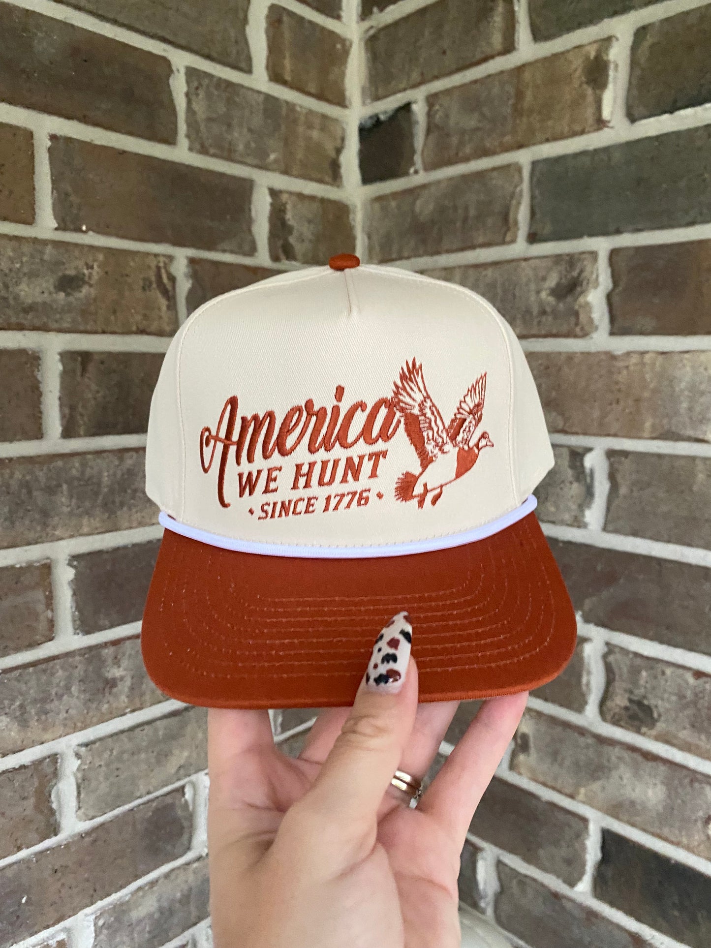 We Hunt Mallards Burnt Orange