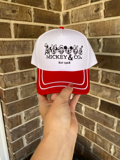 Mickey and Friends Hat Red