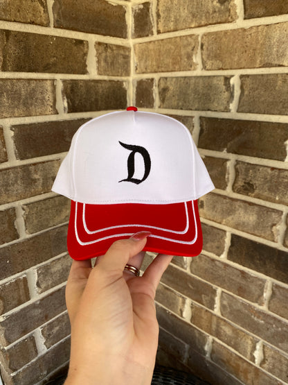 Disney D Hat Red