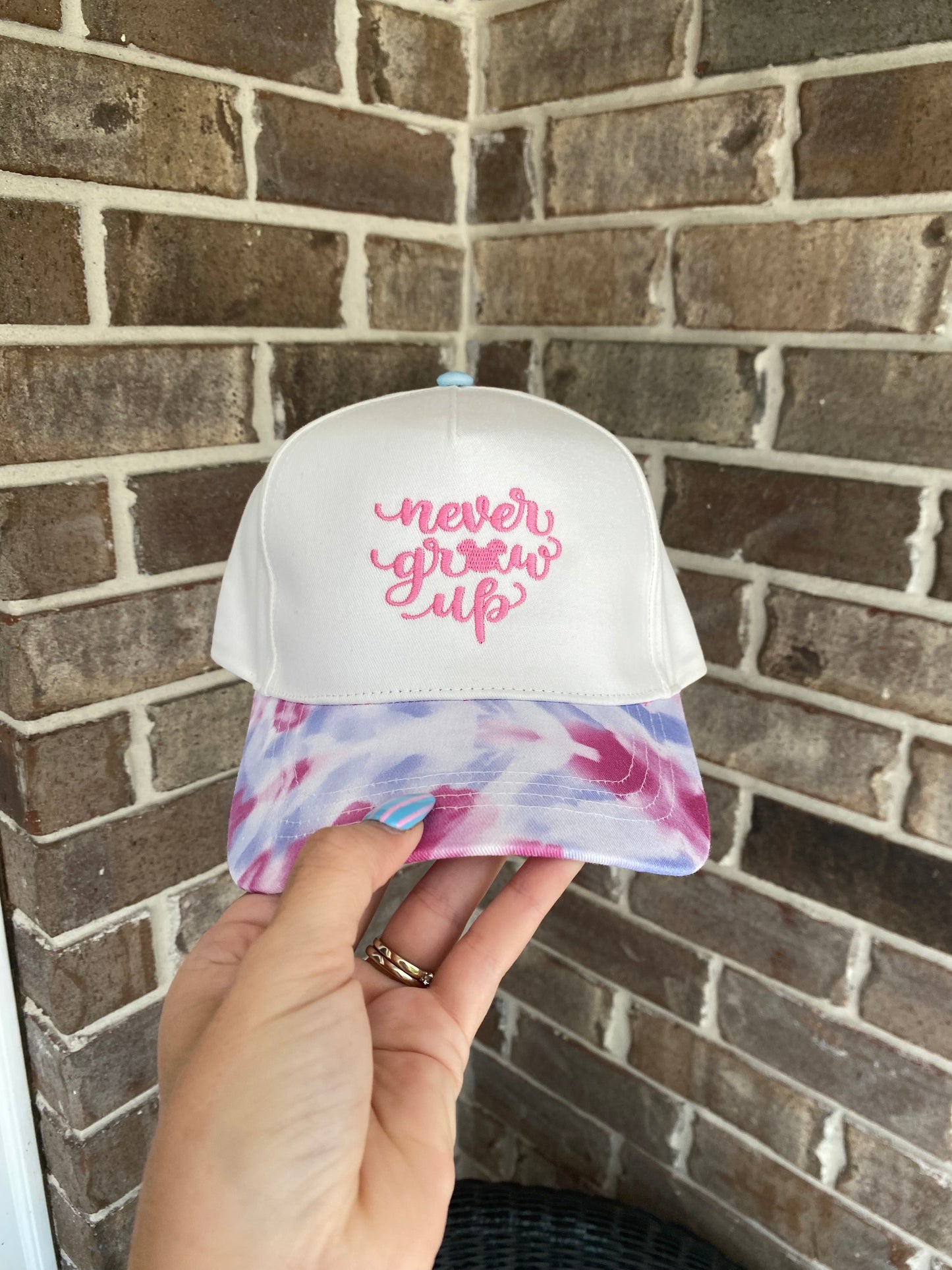 Flash Sale Never Grow Up Hat Tyedye