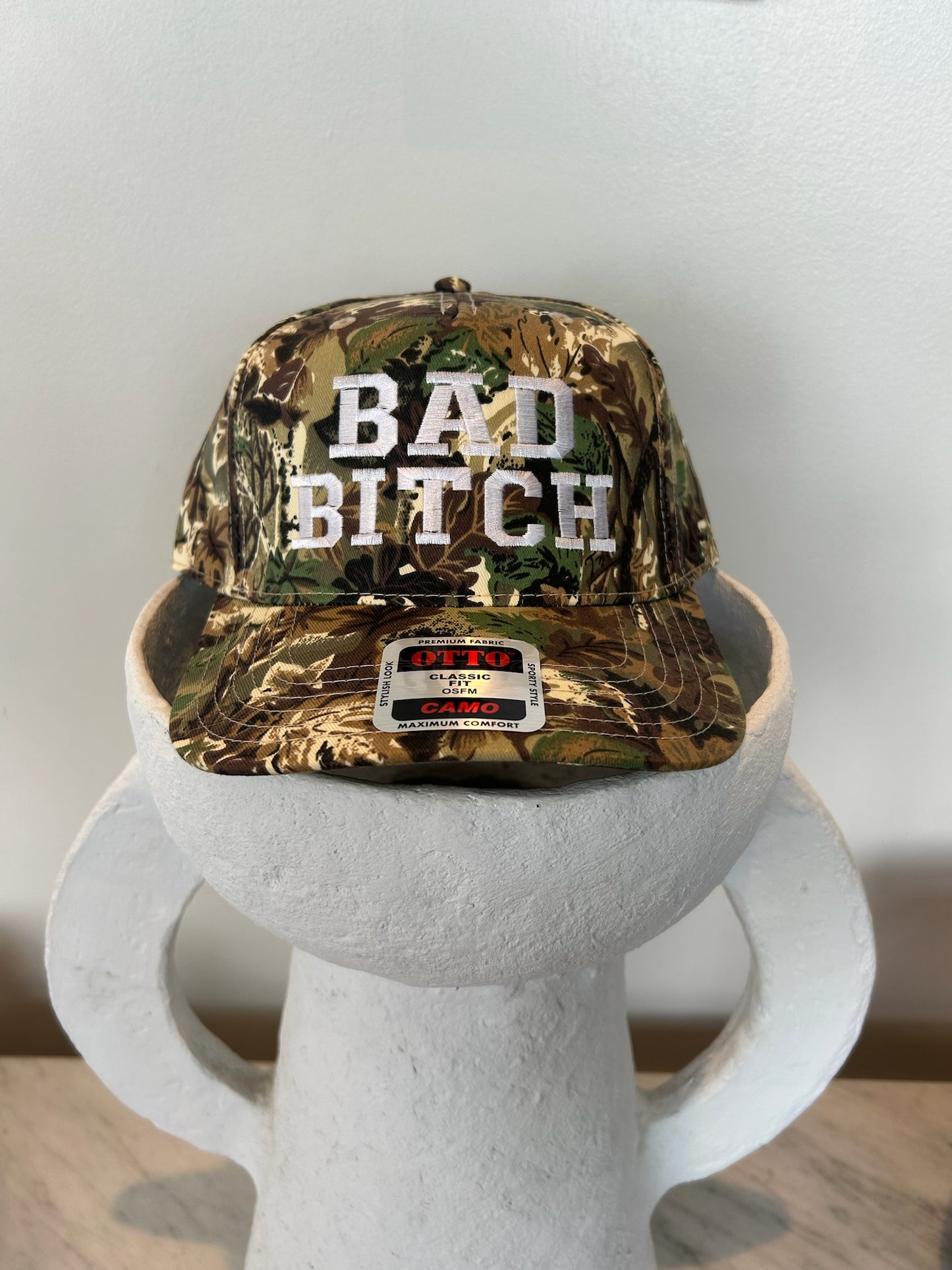 Bad Bitch Camo Snapback