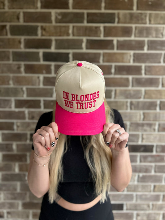 In Blondes We Trust Snapback