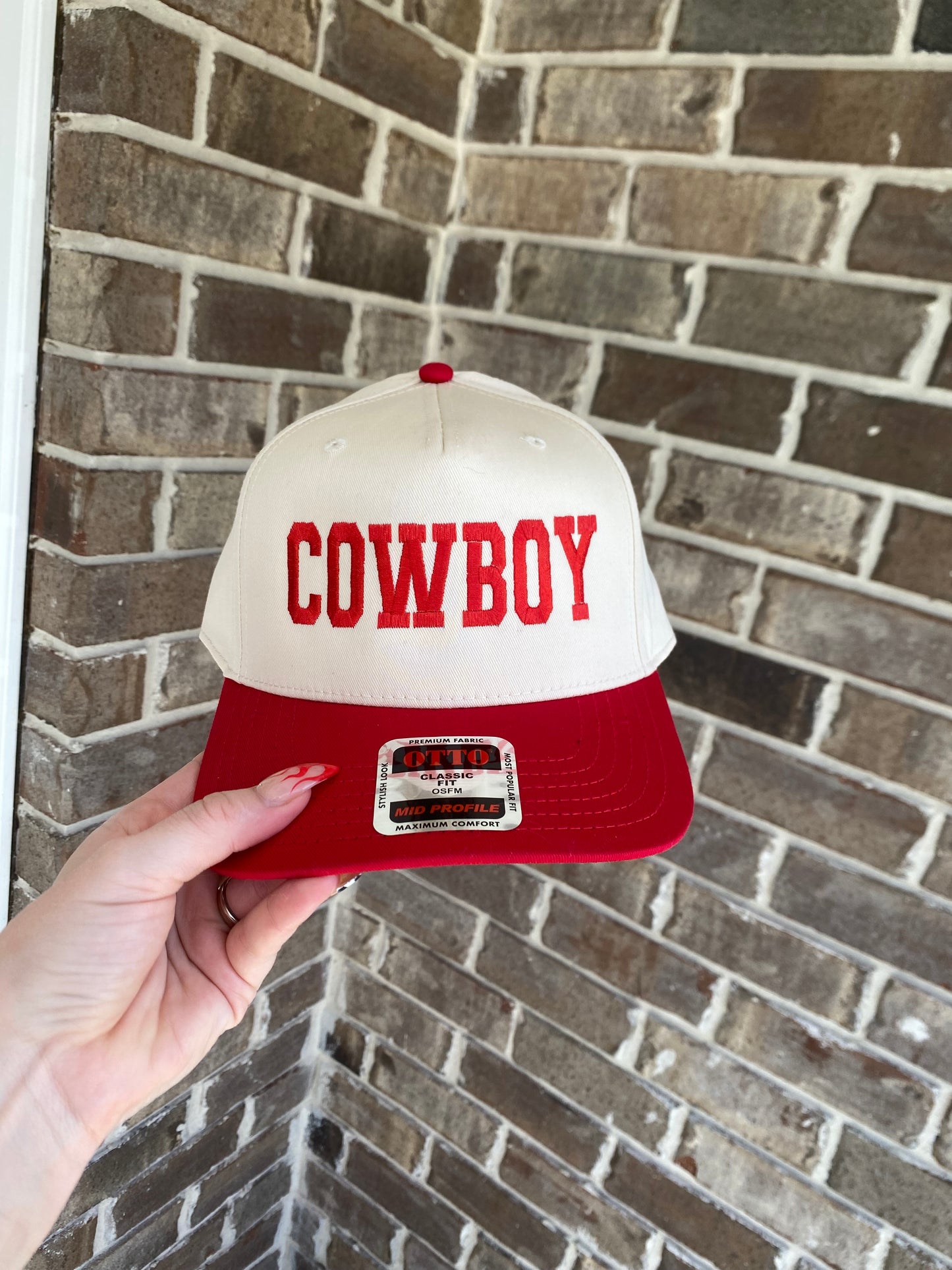 Cowboy Red Snapback