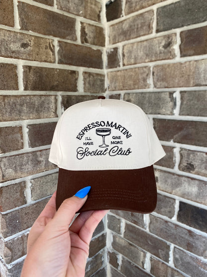 Espresso Martini Social Club Hat