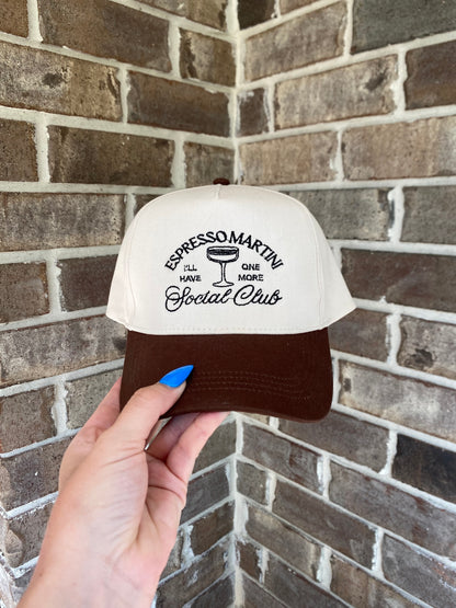 Espresso Martini Social Club Hat