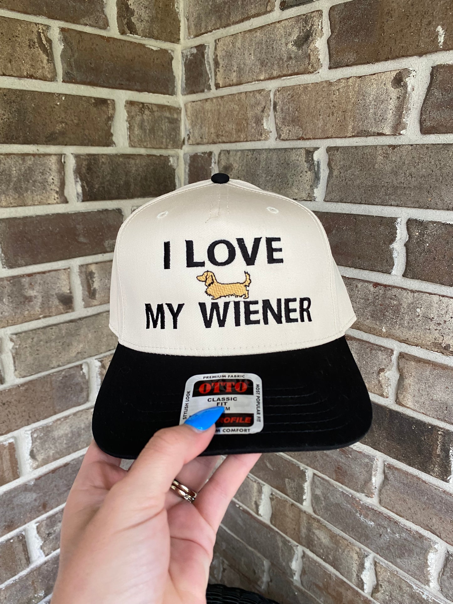 I love my wiener hat