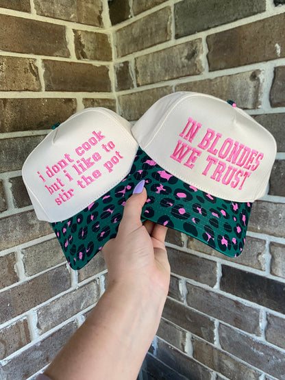 In Blondes We Trust Leopard