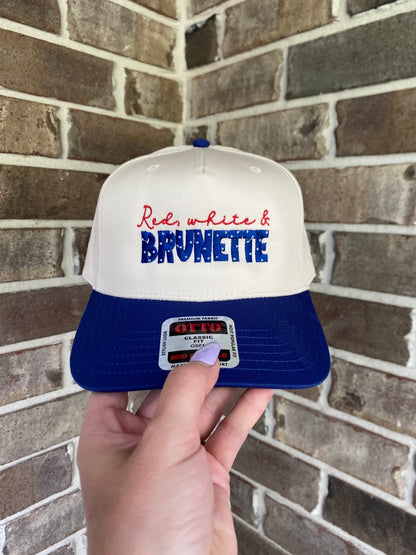 Red White and Brunette