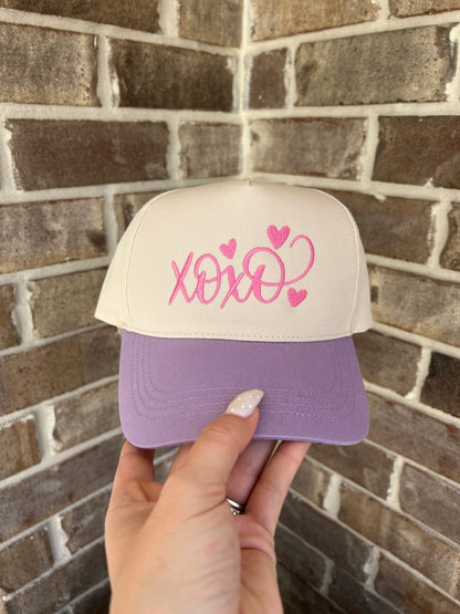 XOXO Hat Purple
