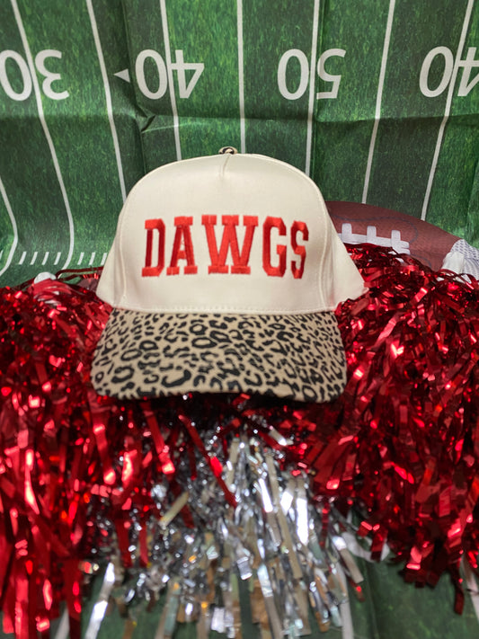 Dawgs Leopard Print Hat