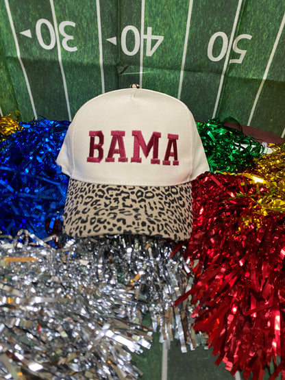 Bama Leopard Print Hat
