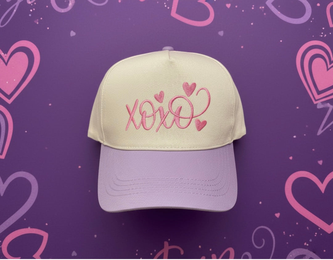 XOXO Hat Purple