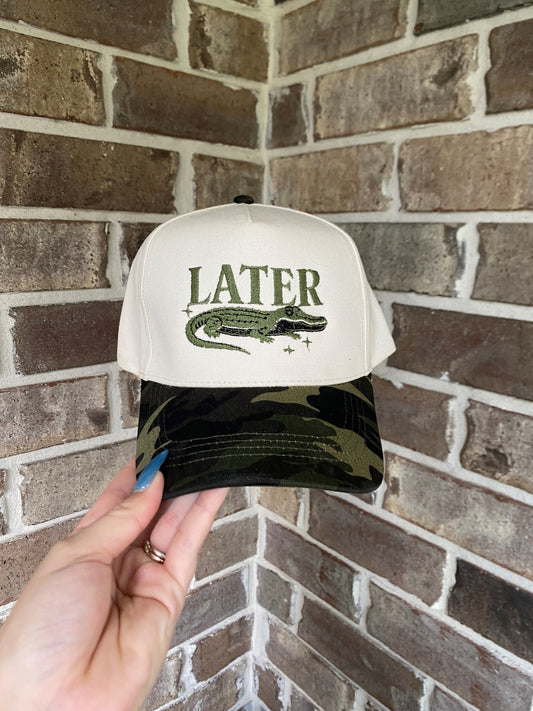 Later Gator Camo Hat